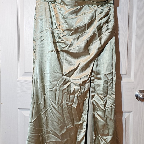 Dresses & Skirts - Formal, Satin, Bridesmaid, Homecoming, Prom, Dress, Size , Sage Green